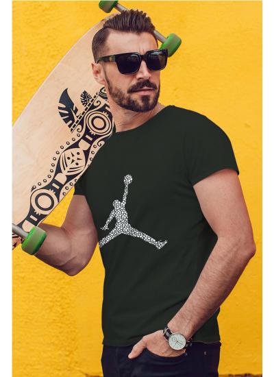 Air Jordan 16 Siyah NBA Erkek Tshirt - Tişört